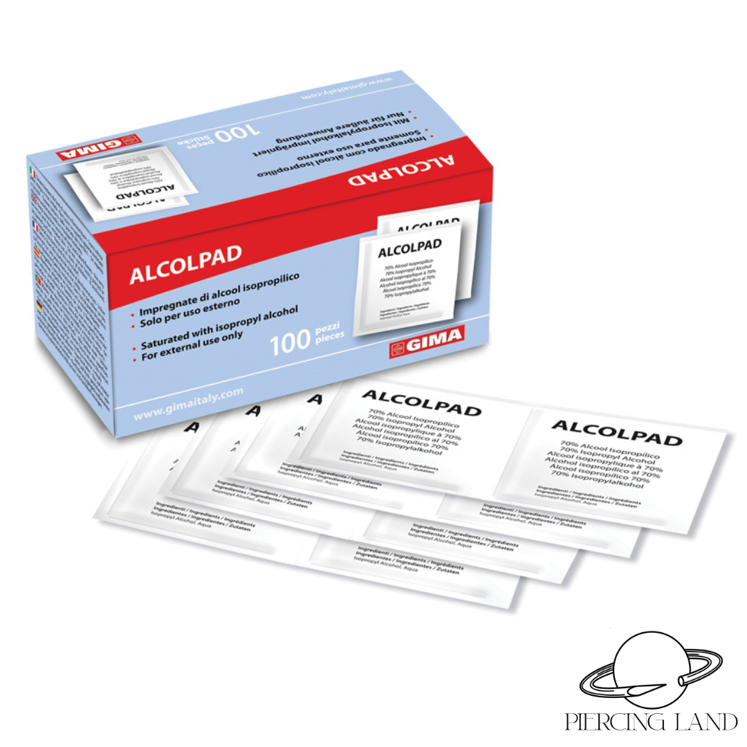 Toallitas mono dosis de alcohol