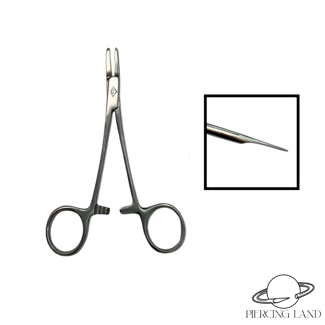 Pinza mosquito de punta plana